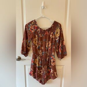 Active USA Floral Romper